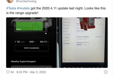 特斯拉推最新软件更新版别ModelS/X续航才能提高