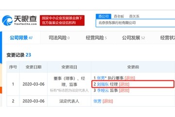刘强东进入2020年的第十次卸职卸职京东旅行社高管