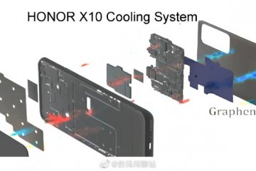 5月20日发布荣耀X10内部结构图曝光有望选用石墨烯资料