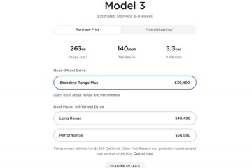 部分特斯拉Model3与ModelY在美国小幅涨价